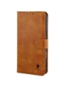 Etui z klapką Bizon Case Pocket do Apple iPhone 17 Pro Max brązowe