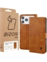 Etui z klapką Bizon Case Pocket do Apple iPhone 17 Pro Max brązowe