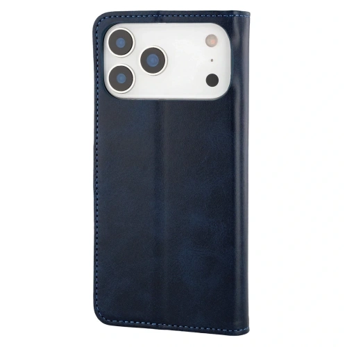 Etui z klapką Bizon Case Pocket do Apple iPhone 17 Pro Max granatowe
