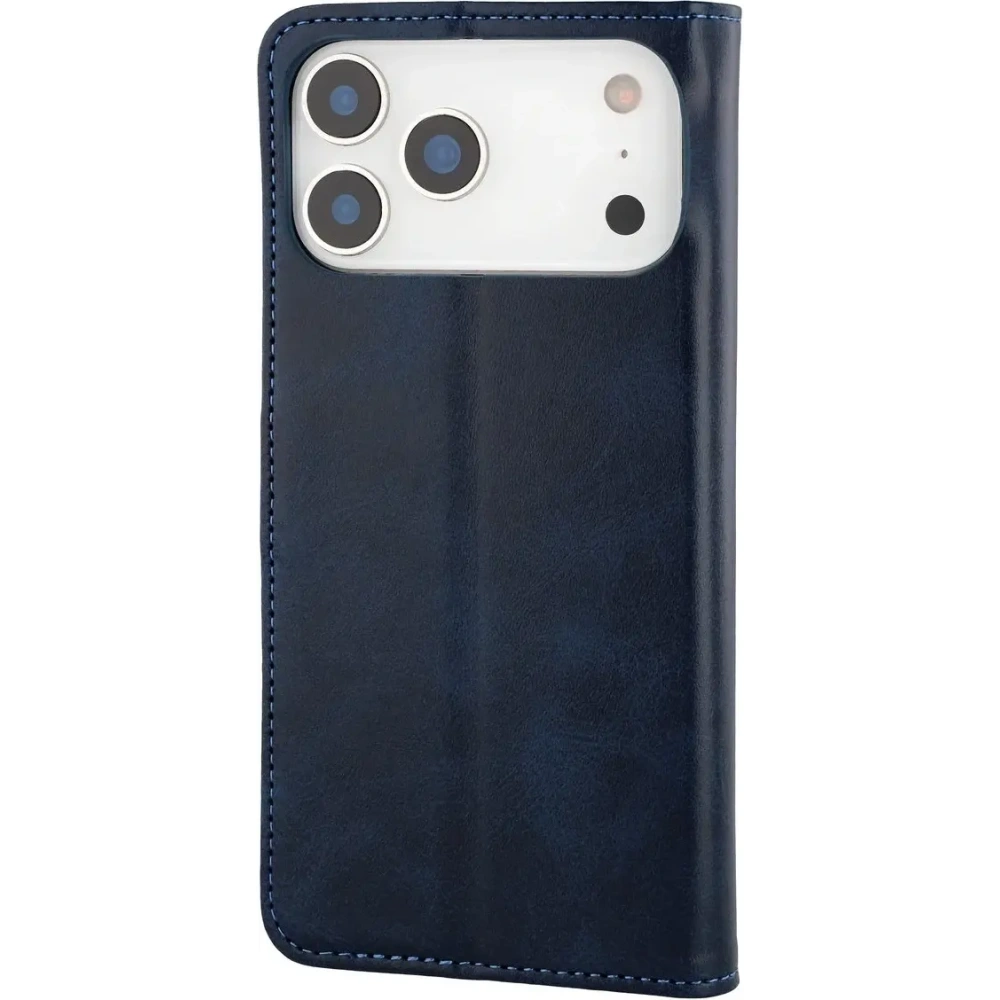 Etui z klapką Bizon Case Pocket do Apple iPhone 17 Pro Max granatowe