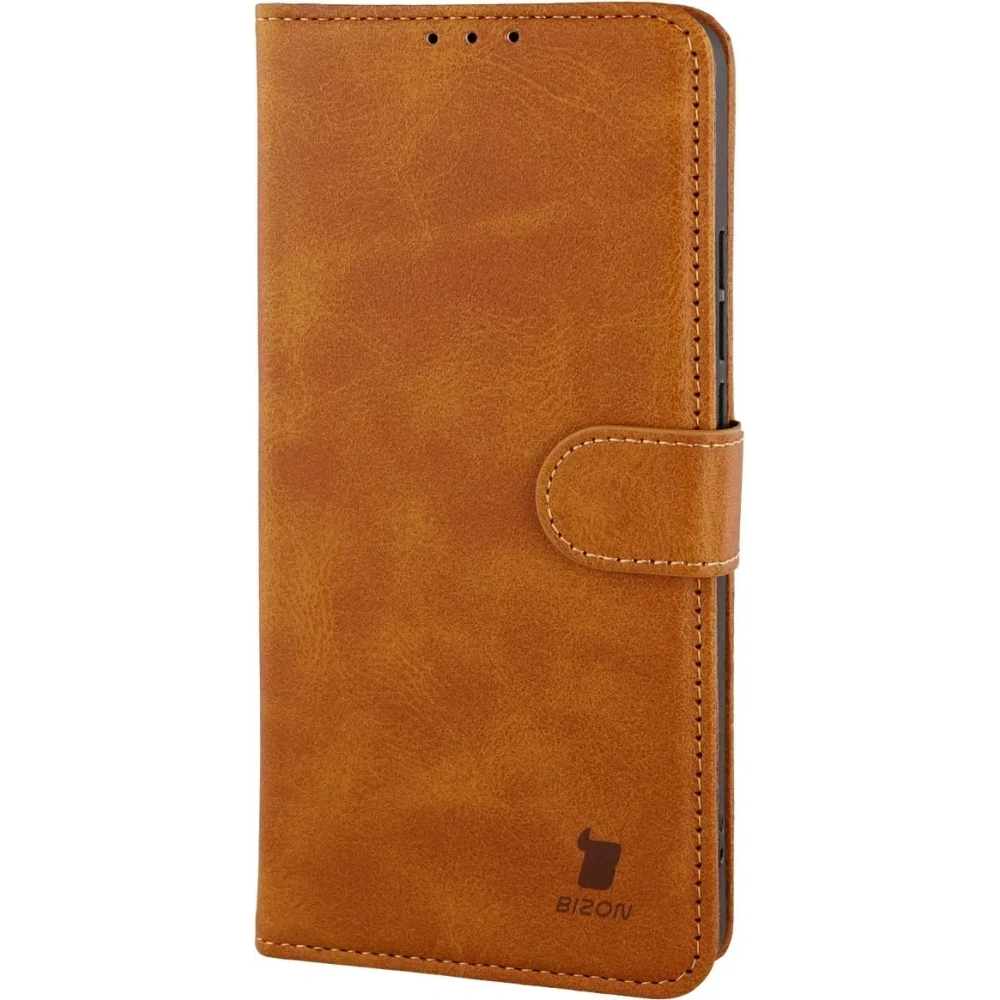 Etui z klapką Bizon Case Pocket do OnePlus Nord CE5 5G brązowe
