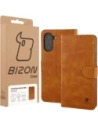 Etui z klapką Bizon Case Pocket do OnePlus Nord CE5 5G brązowe