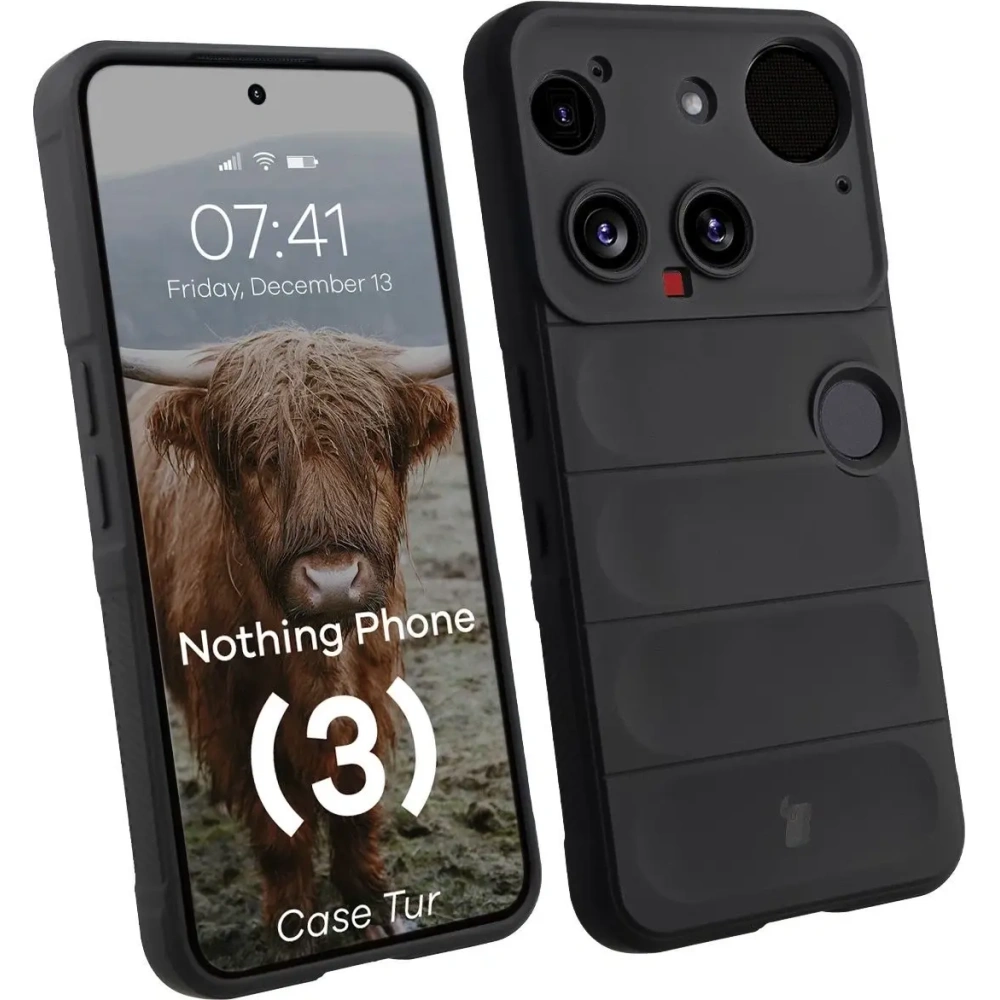Pancerne etui Bizon Case Tur do Nothing Phone (3) czarne
