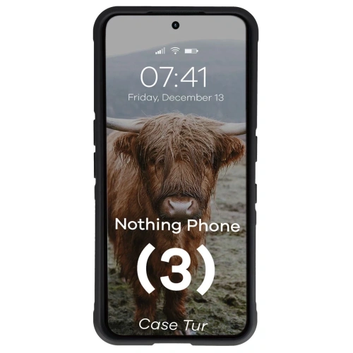 Pancerne etui Bizon Case Tur do Nothing Phone (3) czarne