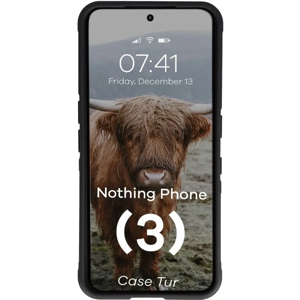 Pancerne etui Bizon Case Tur do Nothing Phone (3) czarne
