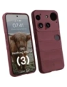 Pancerne etui Bizon Case Tur do Nothing Phone (3) burgundowe