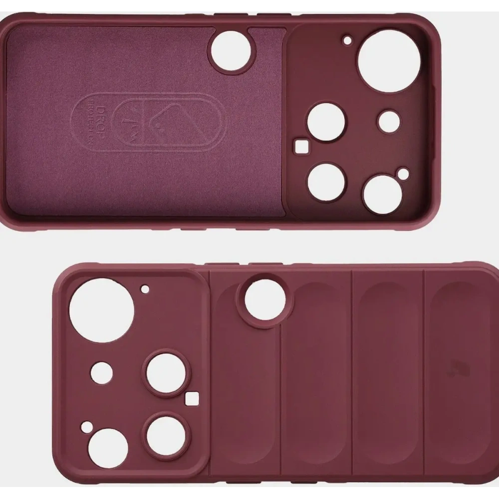 Pancerne etui Bizon Case Tur do Nothing Phone (3) burgundowe