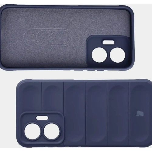 Pancerne etui Bizon Case Tur do Xiaomi POCO F7 granatowe