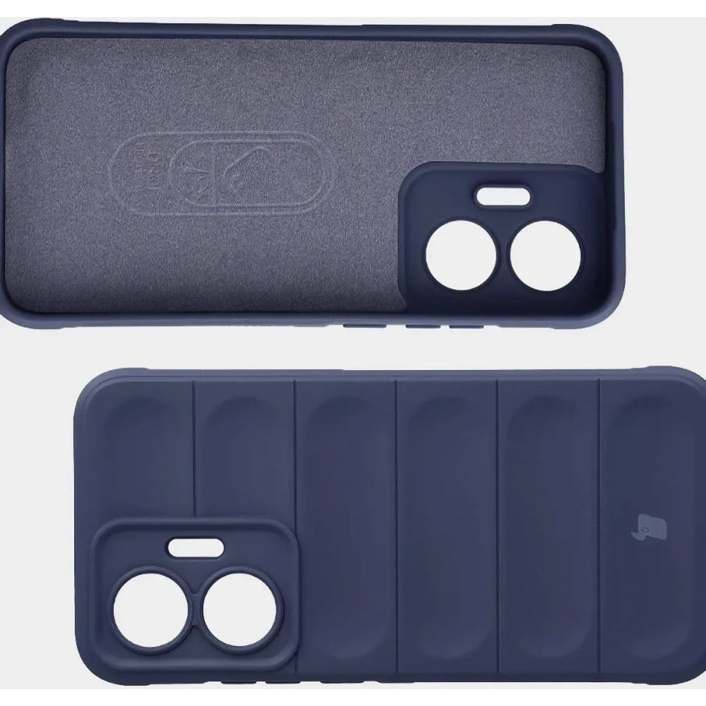 Pancerne etui Bizon Case Tur do Xiaomi POCO F7 granatowe