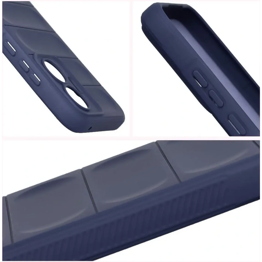 Pancerne etui Bizon Case Tur do Xiaomi POCO F7 granatowe