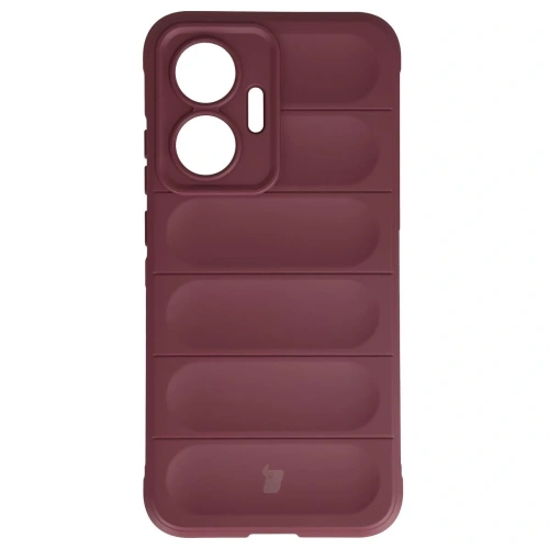 Pancerne etui Bizon Case Tur do Xiaomi POCO F7 burgundowe