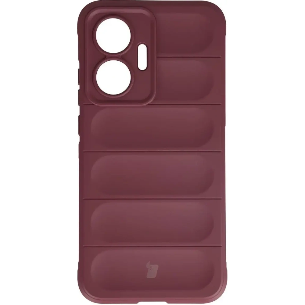 Pancerne etui Bizon Case Tur do Xiaomi POCO F7 burgundowe