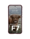 Pancerne etui Bizon Case Tur do Xiaomi POCO F7 burgundowe