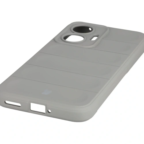 Pancerne etui Bizon Case Tur do Xiaomi POCO F7 jasnoszare