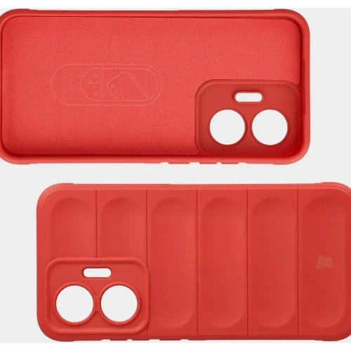 Pancerne etui Bizon Case Tur do Xiaomi POCO F7 czerwone