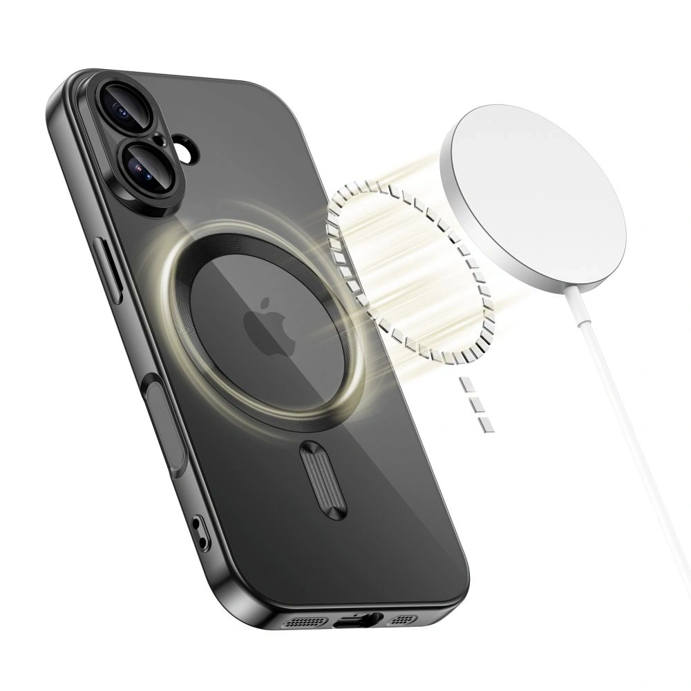 Etui Tech-Protect MagFlex MagSafe do Apple iPhone 17 Shiny Black