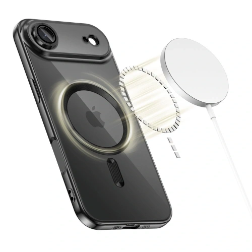 Etui Tech-Protect MagFlex MagSafe do Apple iPhone 17 Air Shiny Black