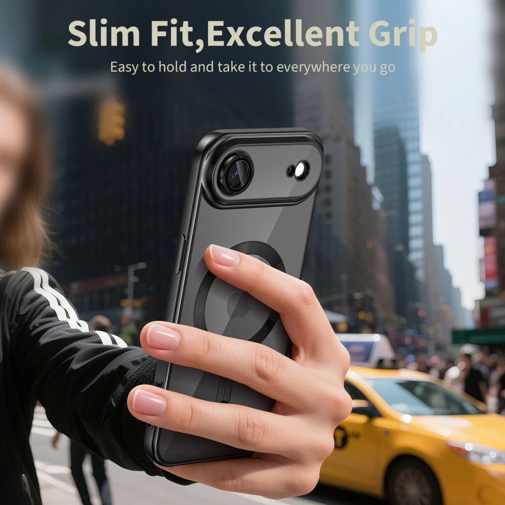 Etui Tech-Protect MagFlex MagSafe do Apple iPhone Air Shiny Black