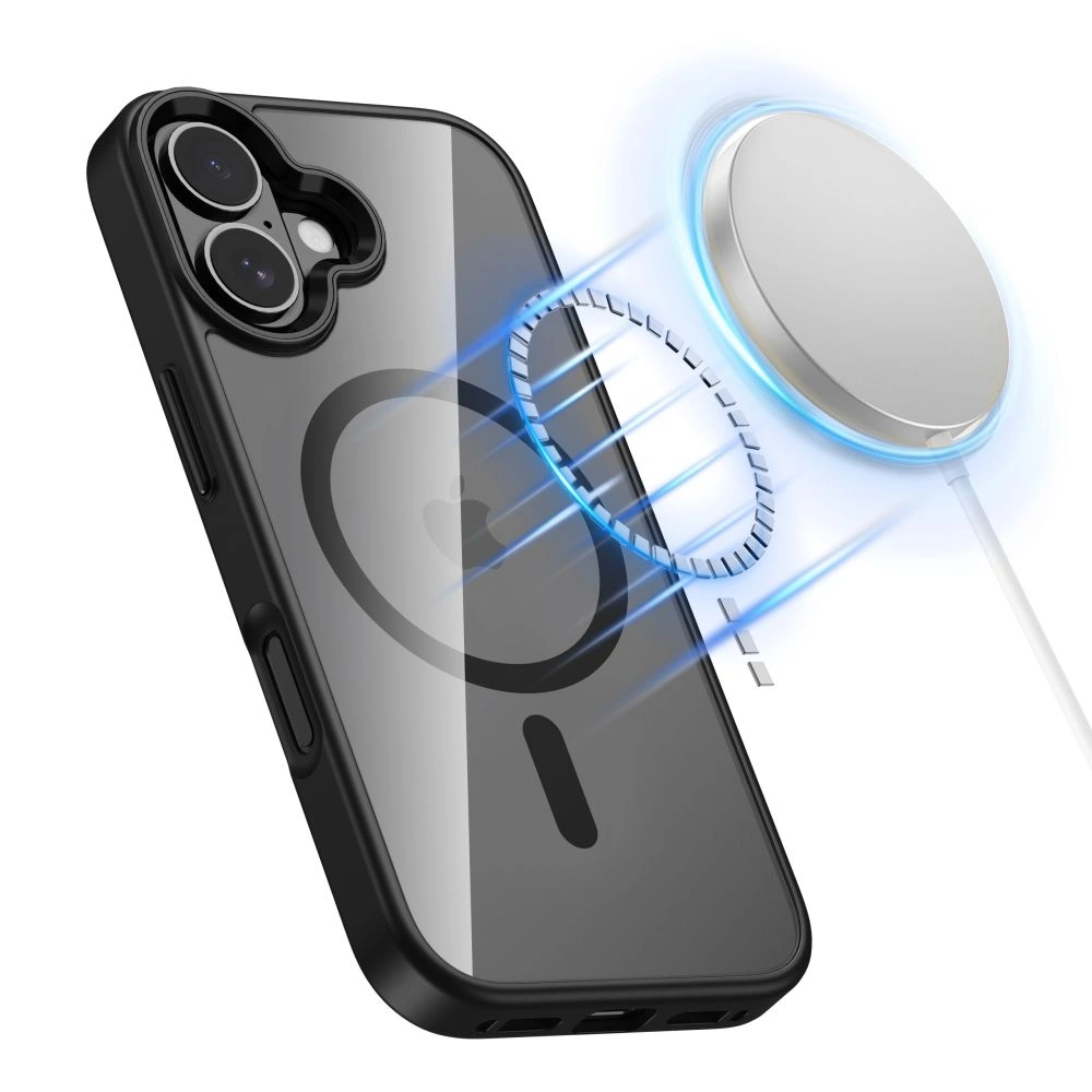 Etui Tech-Protect MagMat MagSafe do Apple iPhone 17 Black/clear