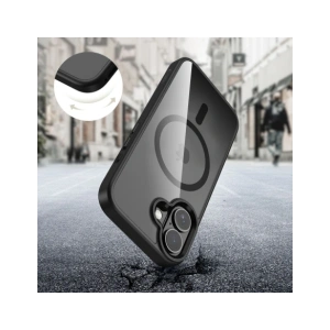 Etui Tech-Protect MagMat MagSafe do Apple iPhone 17 Black/clear