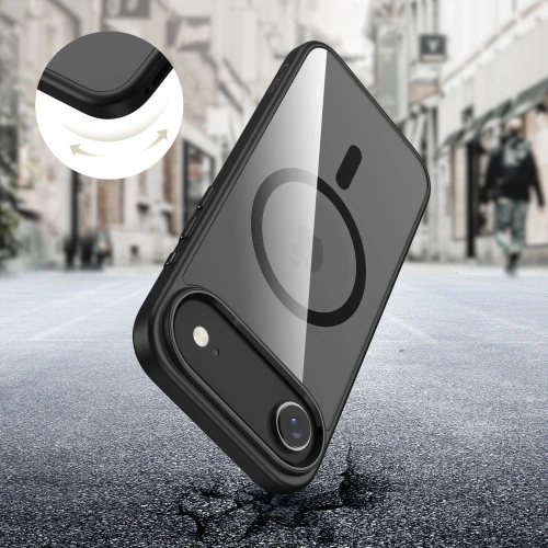 Etui Tech-Protect MagMat MagSafe do Apple iPhone 17 Air Black/clear
