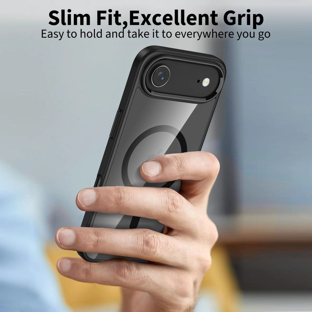 Etui Tech-Protect MagMat MagSafe do Apple iPhone Air Black/clear