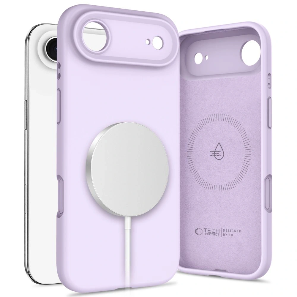 Etui Tech-Protect Silicone MagSafe do Apple iPhone Air Mauve