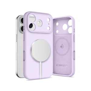 Etui Tech-Protect Silicone MagSafe do Apple iPhone 17 Pro Max Mauve