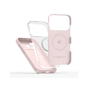 Etui Tech-Protect Silicone MagSafe do Apple iPhone 17 Pro Max Pink Pearl