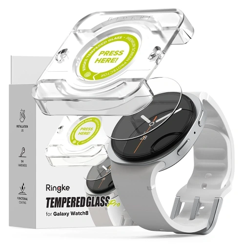 Szkło hartowane Ringke Tempered Glass Pro do Samsung Galaxy Watch 8 40mm Clear [2 PACK]