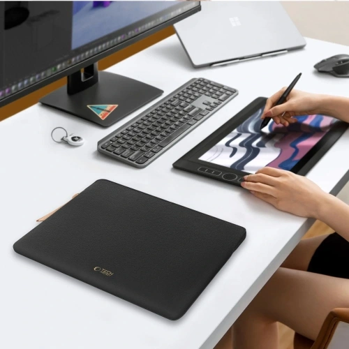 Pokrowiec Tech-Protect Fleece Laptop 13-14 Black