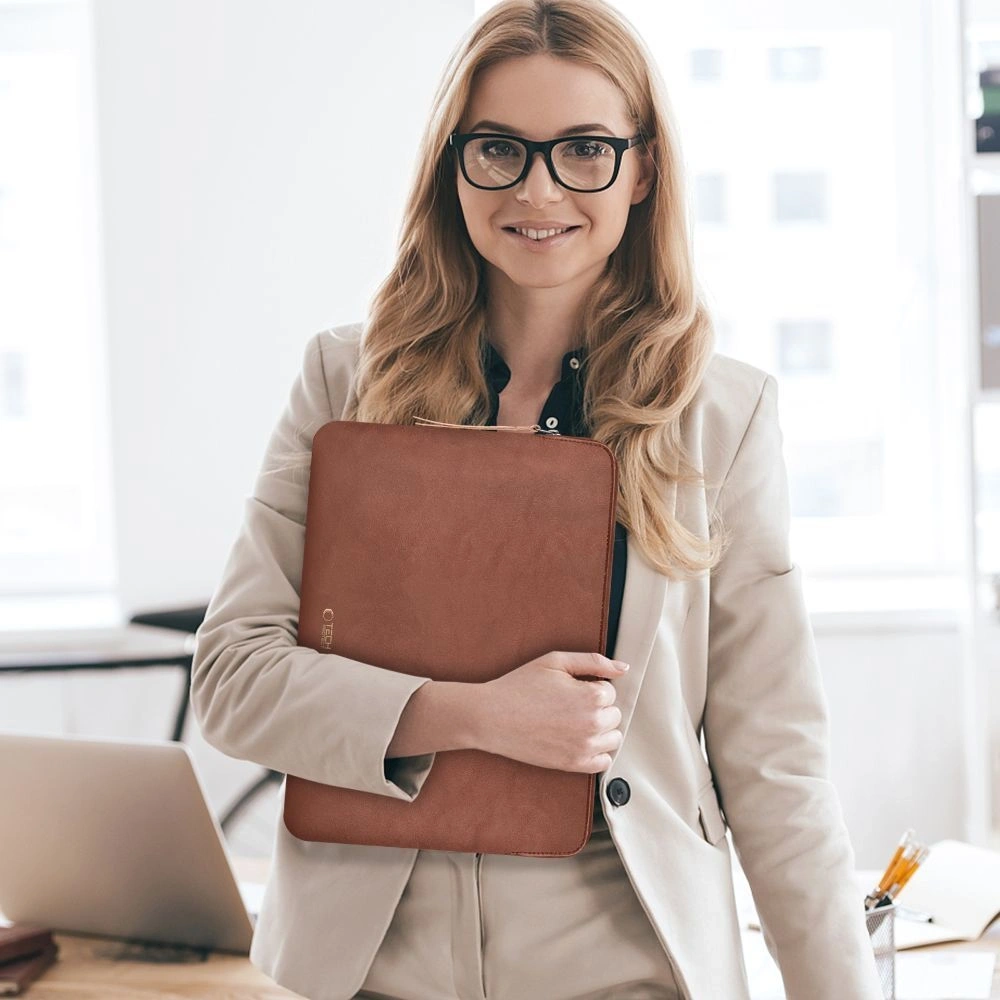 Pokrowiec Tech-Protect Fleece Laptop 13-14 Brown