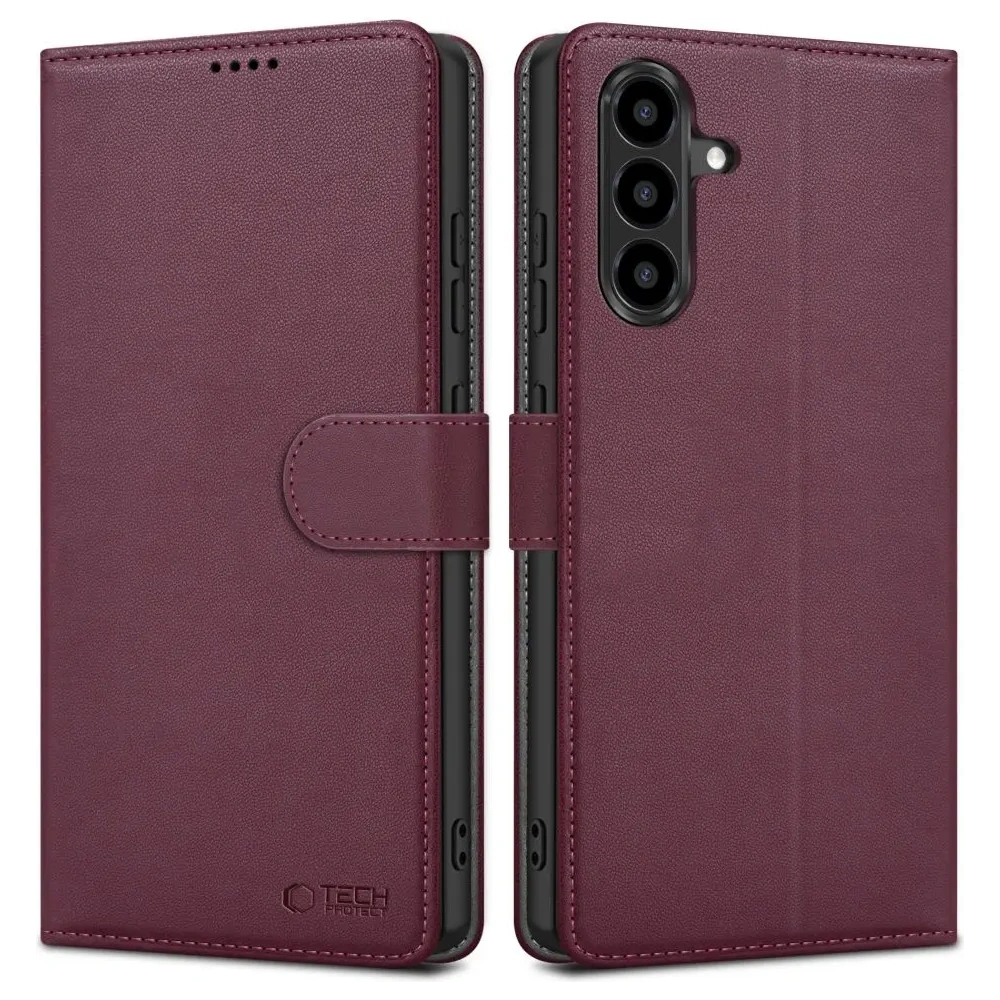 Etui z klapką Tech-Protect Wallet do Samsung Galaxy A26 5G / A17 4G / 5G Mulberry