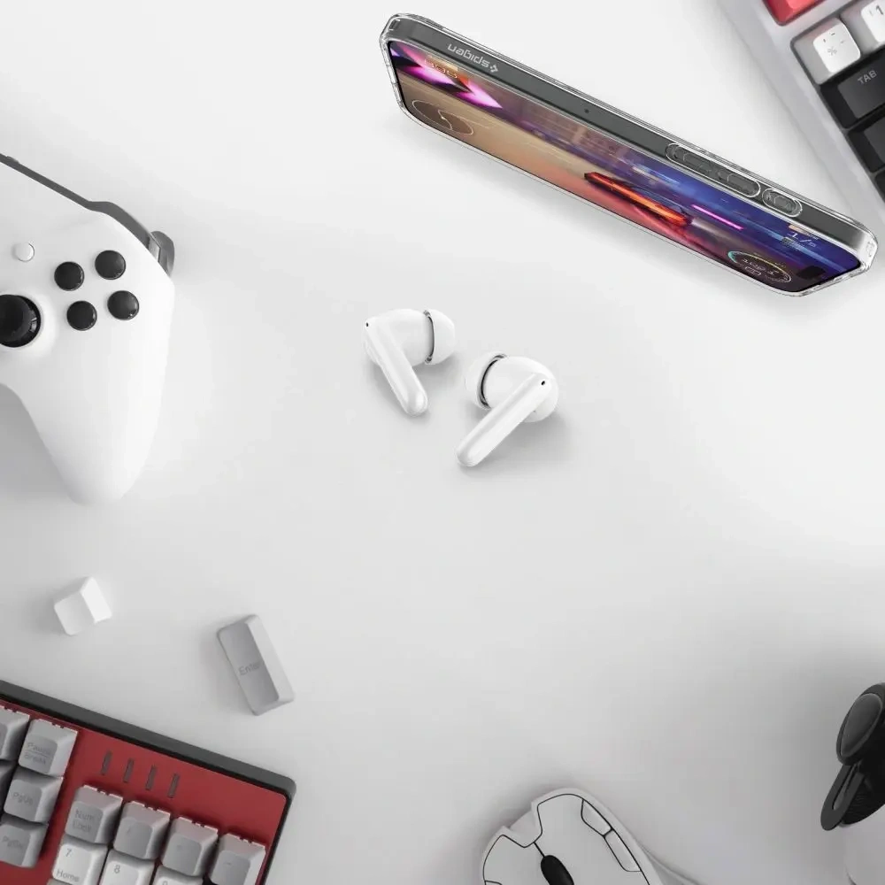 Bezprzewodowe słuchawki dokanałowe Spigen SA2400 ANC In-ear Earphone Black