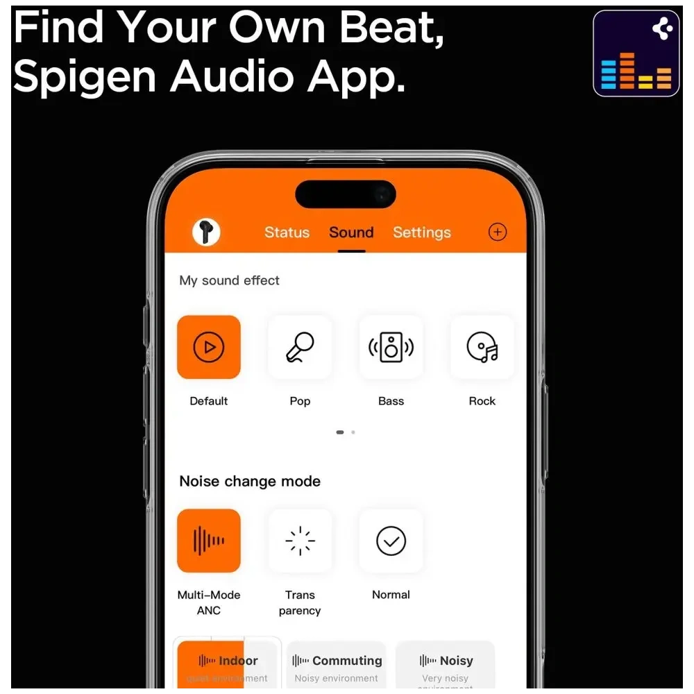 Bezprzewodowe słuchawki dokanałowe Spigen SA2401 ANC Pro In-ear Earphone White