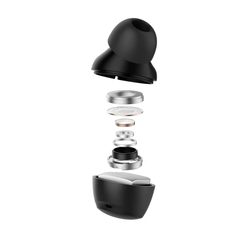 Bezprzewodowe słuchawki dokanałowe Spigen SA2401 ANC Pro In-ear Earphone Black