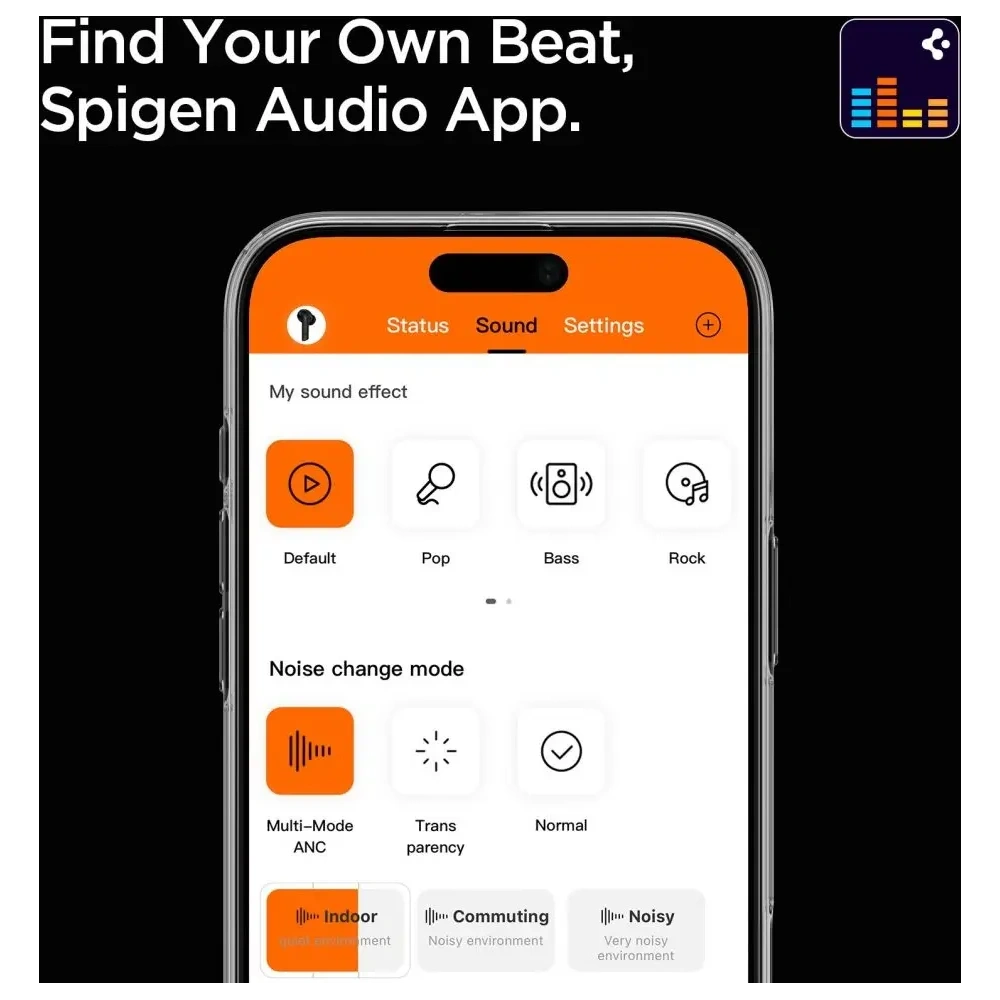 Bezprzewodowe słuchawki dokanałowe Spigen SA2402 ANC Pro In-ear Earphone White