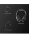 Bezprzewodowe słuchawki nauszne Spigen SA2403 ANC Pro Headphones Black