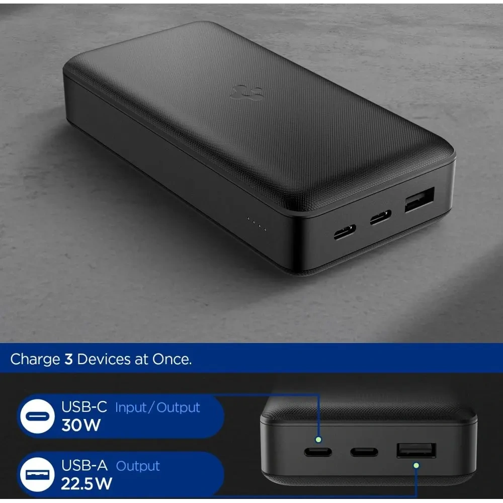 Powerbank Spigen EA3030 Power Bank 30000mAh 30W Black