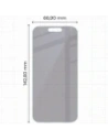 Prywatyzujące szkło hybrydowe Bizon Glass Mule Shadow do Apple iPhone 16 matowe