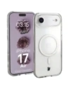 Etui z pierścieniem magnetycznym Bizon Case CrystalO Magnetic do Apple iPhone 17 Air przezroczyste