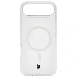 Etui z pierścieniem magnetycznym Bizon Case CrystalO Magnetic do Apple iPhone 17 Air przezroczyste