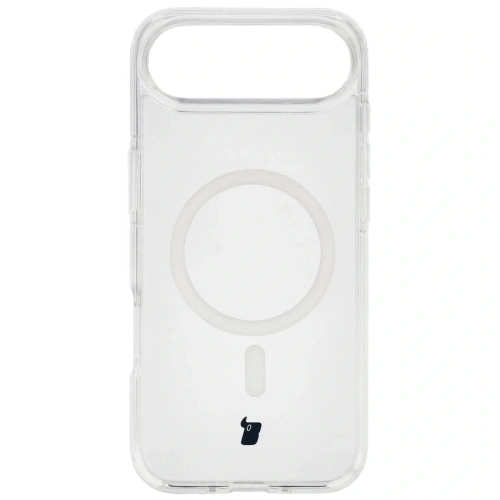Etui z pierścieniem magnetycznym Bizon Case CrystalO Magnetic do Apple iPhone 17 Air przezroczyste