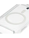 Etui z pierścieniem magnetycznym Bizon Case CrystalO Magnetic do Apple iPhone 17 Air przezroczyste