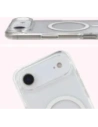 Etui z pierścieniem magnetycznym Bizon Case CrystalO Magnetic do Apple iPhone 17 Air przezroczyste