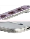 Etui z pierścieniem magnetycznym Bizon Case CrystalO Magnetic do Apple iPhone 17 Air przezroczyste