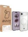 Etui z pierścieniem magnetycznym Bizon Case CrystalO Magnetic do Apple iPhone 17 Air przezroczyste