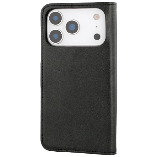 Etui z klapką Bizon Case Pocket do Apple iPhone 17 Pro czarne
