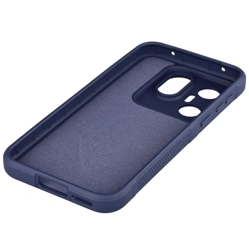 Pancerne etui Bizon Case Tur do Vivo X200 FE granatowe
