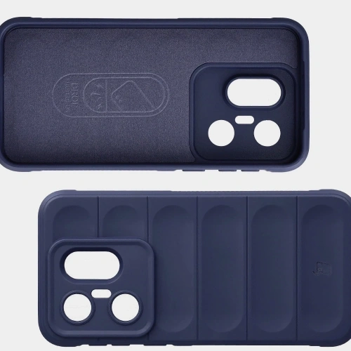 Pancerne etui Bizon Case Tur do Vivo X200 FE granatowe